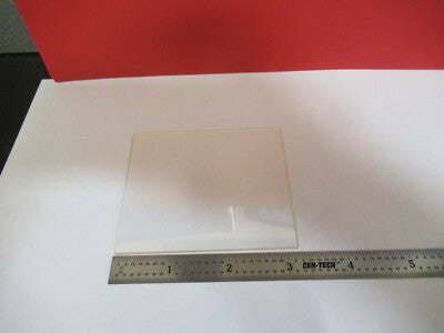 Optical Mil Spec Rare Clear Amber Glass Plate Optics