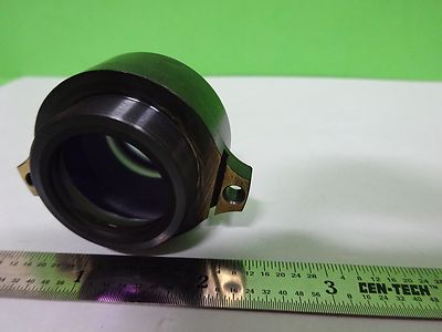 MICROSCOPE PART POLYVAR REICHERT LEICA BRASS MOUNTED LENS OPTICS AS IS BIN#W3-44