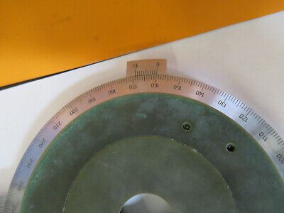 ANTIQUE LEITZ WETZLAR ROTABLE POLARIZATION MICROSCOPE STAGE AS PICTURED #P4-B-14