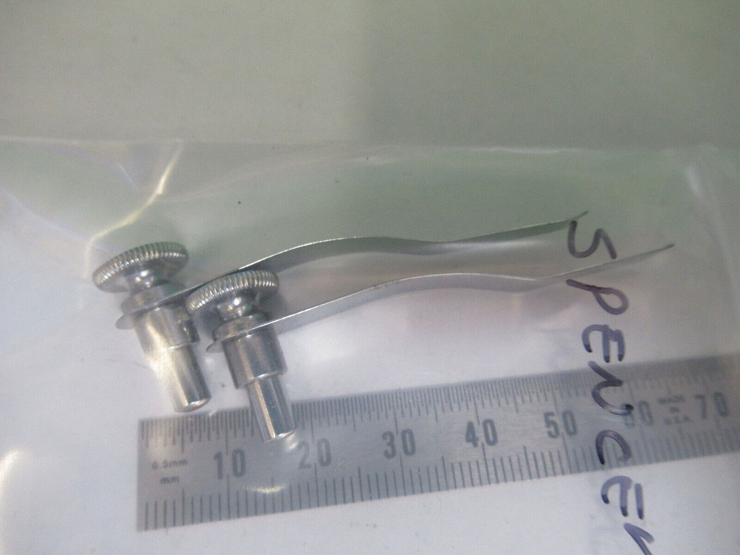 PAIR CLIPS ANTIQUE SPENCER AO MICROSCOPE PART AS PICTURED &Z8-A-42