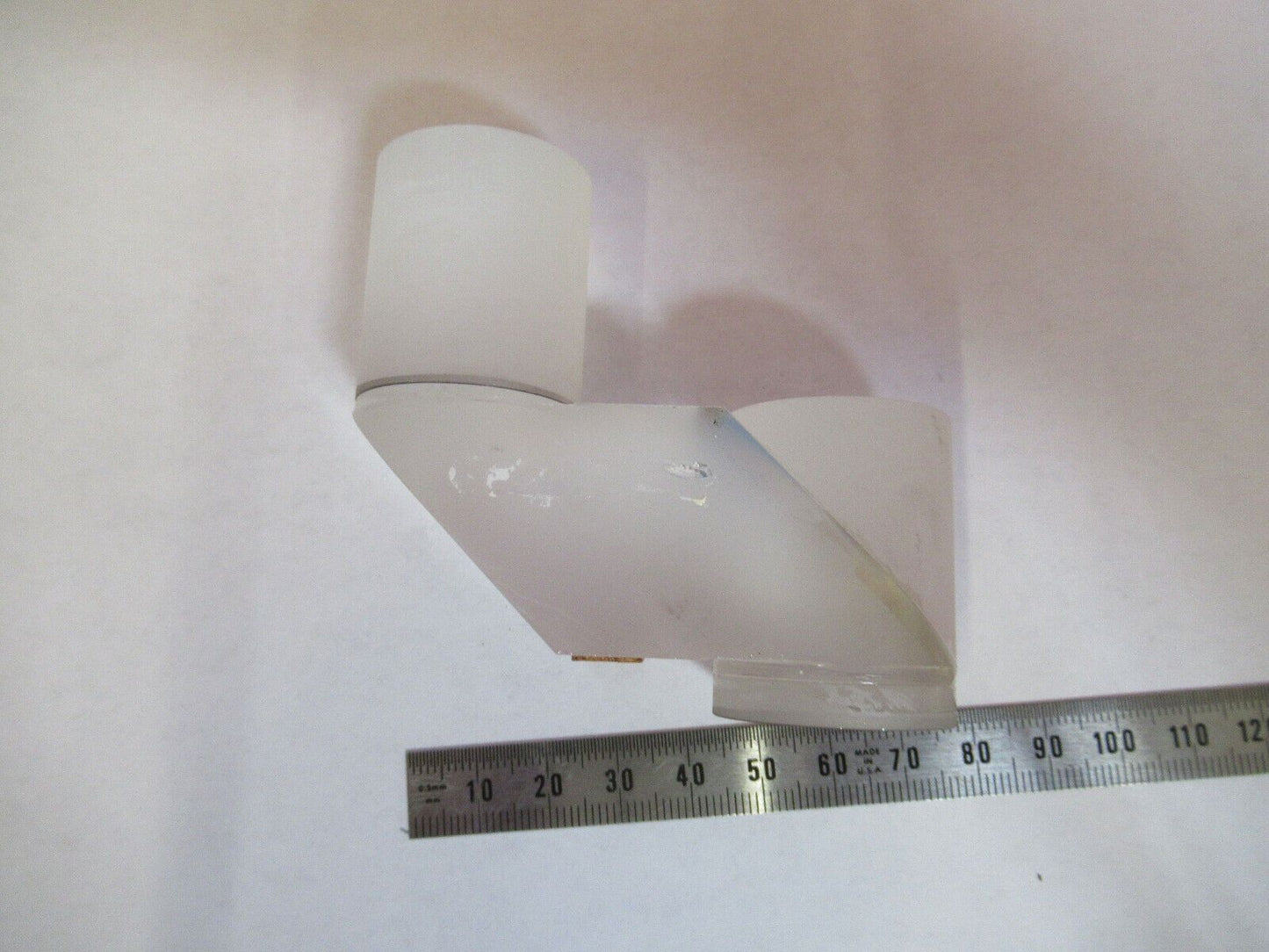 FOR PARTS REICHERT HEAD GLASS PRISM cloudy MICROSCOPE PART AS PICTURED &Q3-B-02
