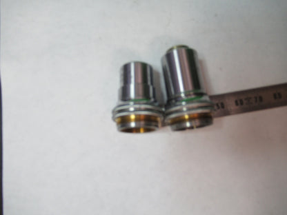 OBJECTIVE LOT BAUSCH LOMB 10X 43X OPTICS MICROSCOPE PART AS PICTURED X2-A-87