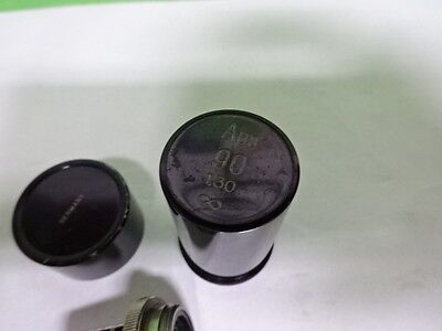 MIKROSKOPTEIL OBJEKTIV CARL ZEISS DEUTSCHLAND APO 90X [schmutzig] OPTIK WIE BESEHEN #AE-24