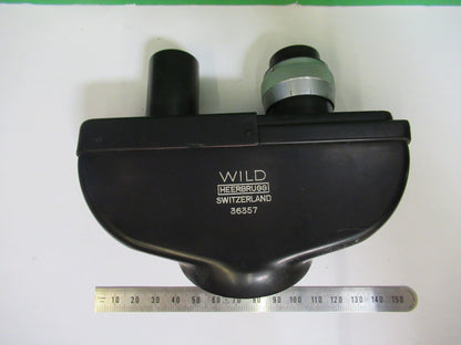WILD HEERBRUGG SWISS binocular head MICROSCOPE PART AS PICTURED T6-A-64