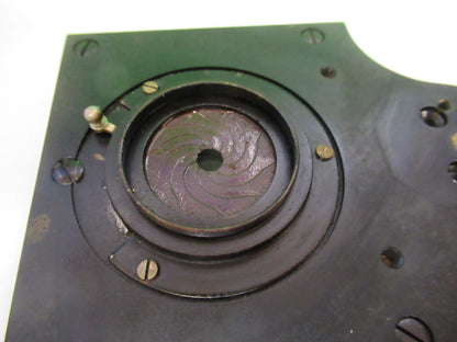 Bausch & Lomb Stage Table Antique Microscope Part Optics