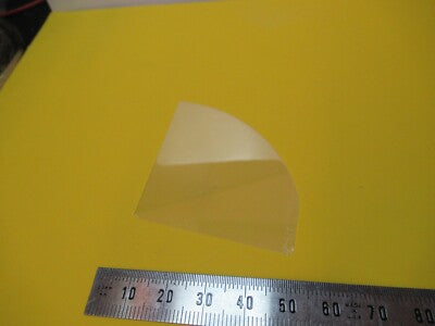 SAPPHIRE WAFER SINGLE CRYSTAL QUADRANT PIECE ALUMINUM OXIDE AS PICTURED 18-A-61