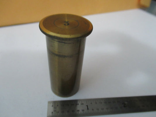 Antique Brass circa 1890's Beck Empty Objective Can Microscope Part