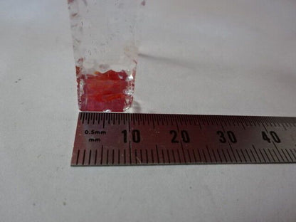 RARE COLLECTABLE Q FACTOR SLAB SYNTHETIC QUARTZ CRYSTAL FREQUENCY CONTROL W8-B22