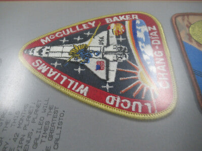 Jpl Galileo Launch Framed Patches Stamp 1989 Jet Propulsion Lab Lob