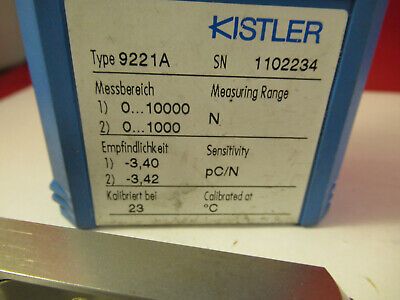 KISTLER SWISS 9221A LOAD CELL PRESSURE SENSOR PLASTIC MOLD AS PICTURED &C6-FT-98