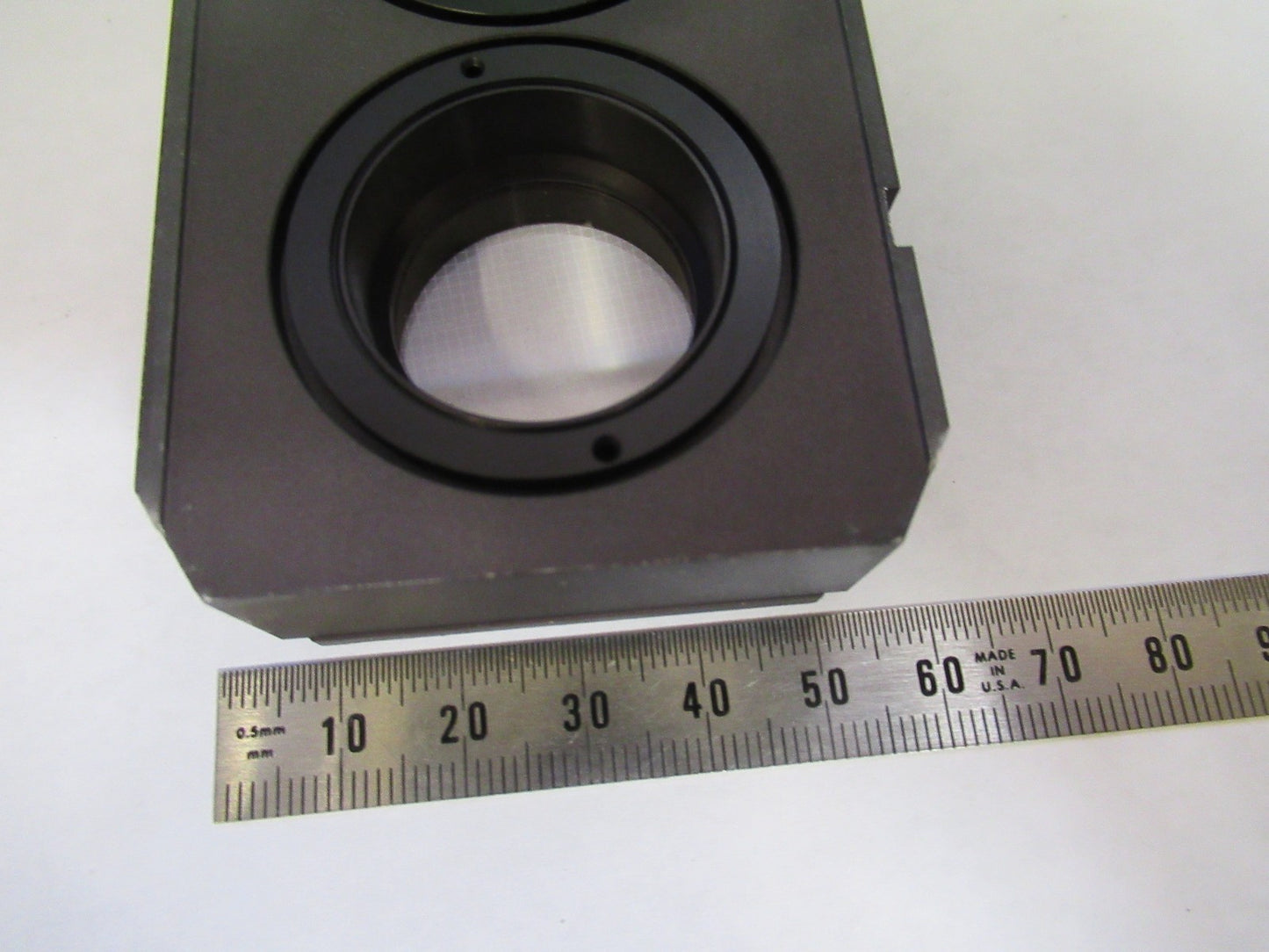 AUS JENA GERMANY HUGE SLIDE RETICLE GRID MICROSCOPE PART AS PICTURED T2-A-37