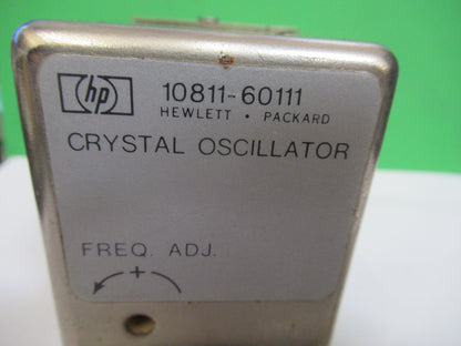 HP HEWLETT PACKARD 10811-60111 Quartz SC cut OSCILLATOR TIME BASE &Z5-C-03