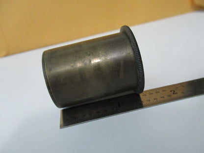 Antique Brass circa 1890's Beck Eyepiece Lens Optics Microscope Part