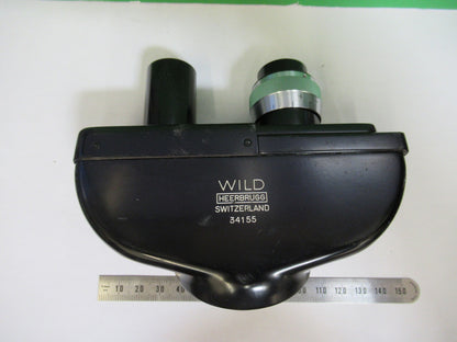 WILD HEERBRUGG SWISS binocular head MICROSCOPE PART AS PICTURED T6-A-62