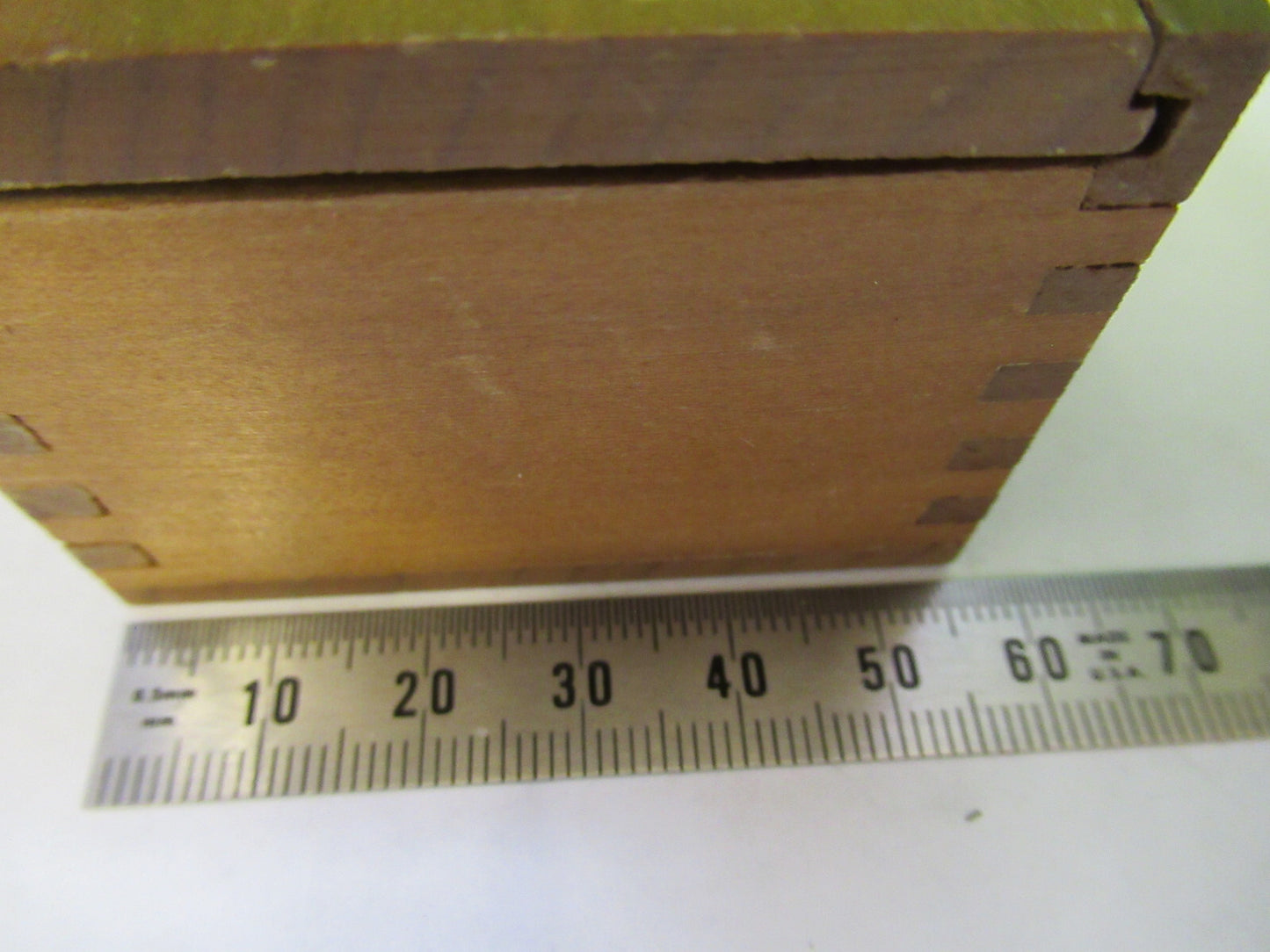 ANTIQUE LEITZ WETZLAR WOOD BOX ACCESSORY MICROSCOPE PART AS PICTURED X7-A-75