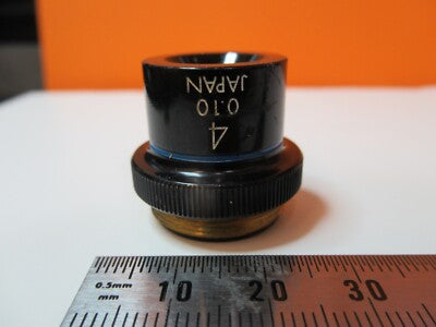 Olympus 4X 706010 Objective Microscope Part Optics