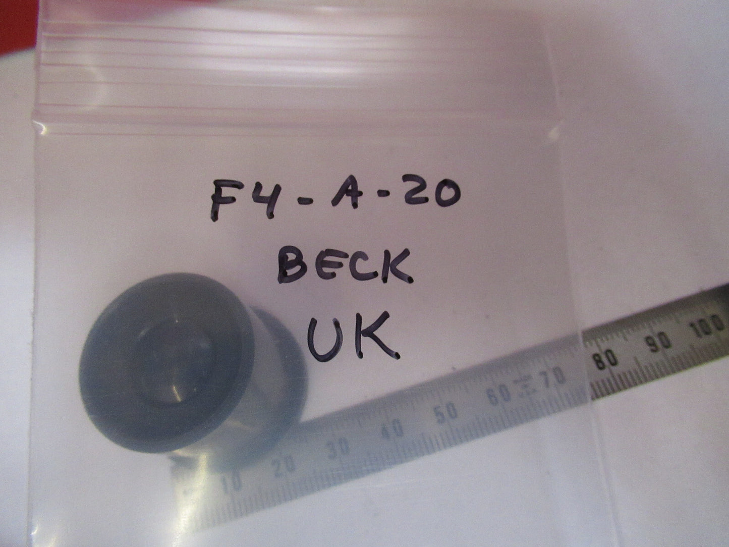 ANTIQUE EYEPIECE OCULAR "3" BECK LONDON MICROSCOPE PART AS PICTURED #F8-A-20