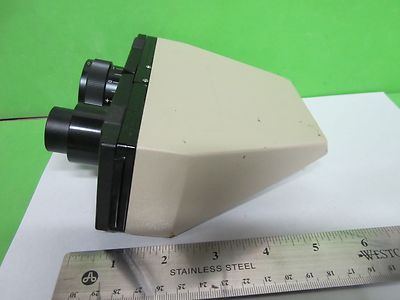 MICROSCOPE PART OLYMPUS JAPAN BINOCULAR HEAD OPTICS AS IS BIN#65-17