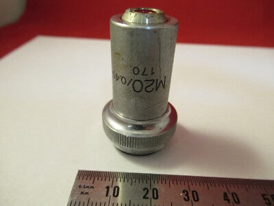 Unitron M20 20X Lens Objective Microscope Part Optics