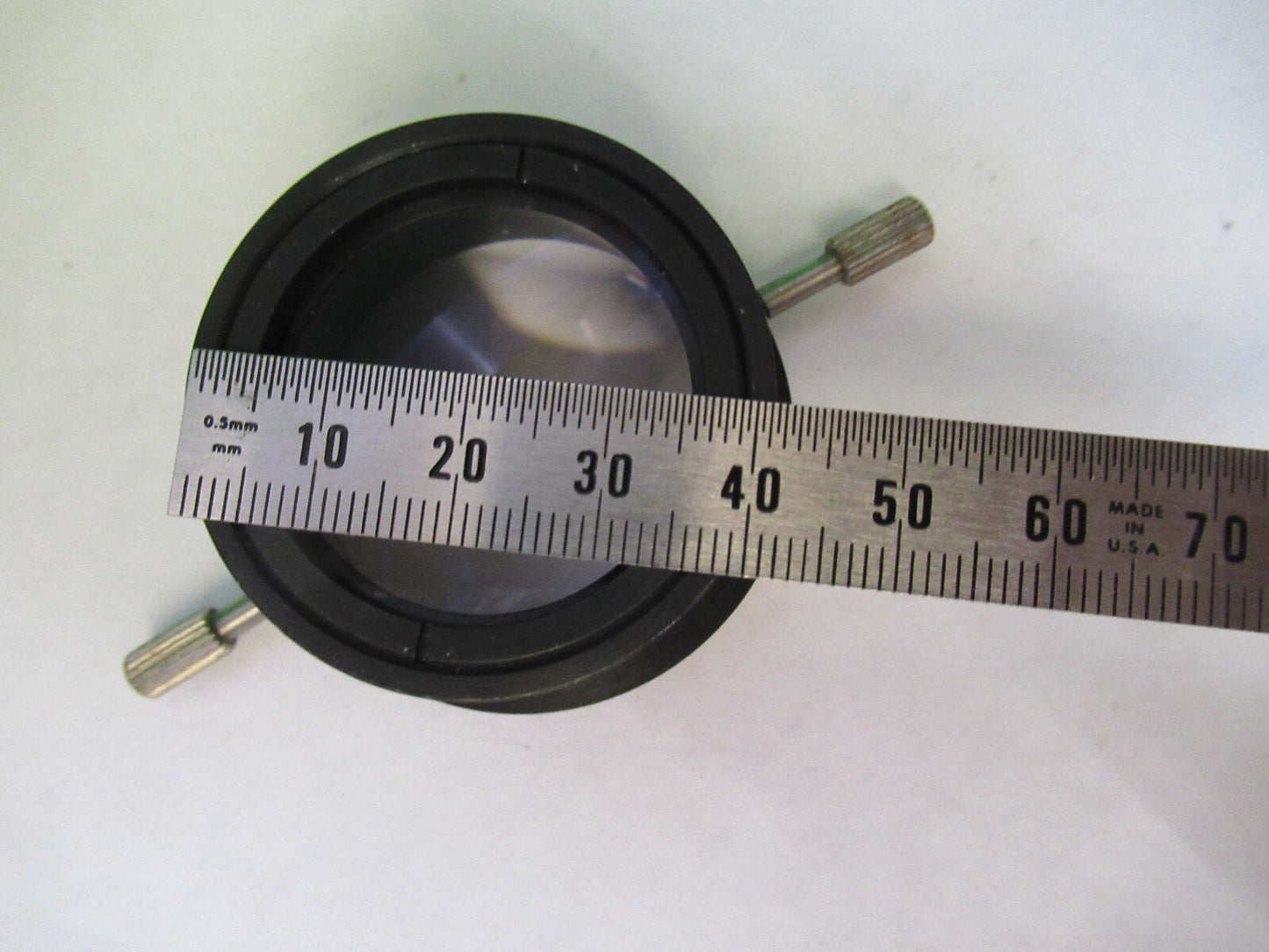 BAUSCH LOMB CONDENSER ACCESSORY OPTICS MICROSCOPE PART AS PICTURED X7-A-55