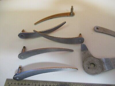 LOT CLIPS ASSORTMENT MICROSCOPE PART AS PICTURED &1E-C-80