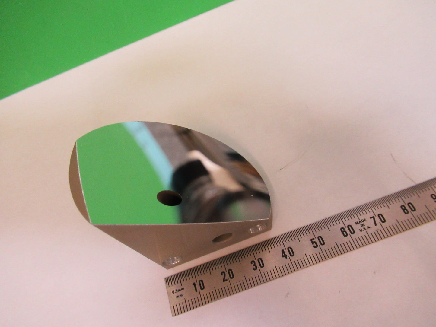 OPTICS OLYMPUS JAPAN PARABOLIC METAL MIRROR OPTICAL AS PICTURED T4-A-16