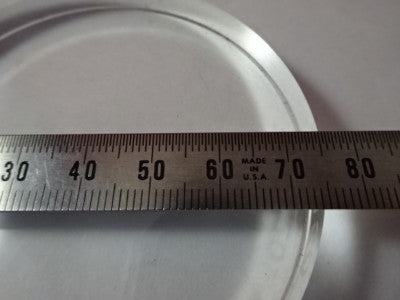Optical Flat Fused silica 3" Dia Uncoated 1/10 wave Laser Optics