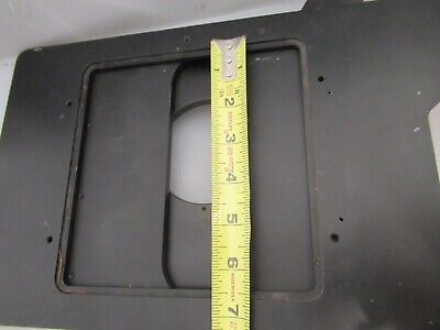 LEITZ GERMANY STAGE SPECIMEN TABLE X-Y MICROSCOPE PART AS PICTURED &TD-1-FD
