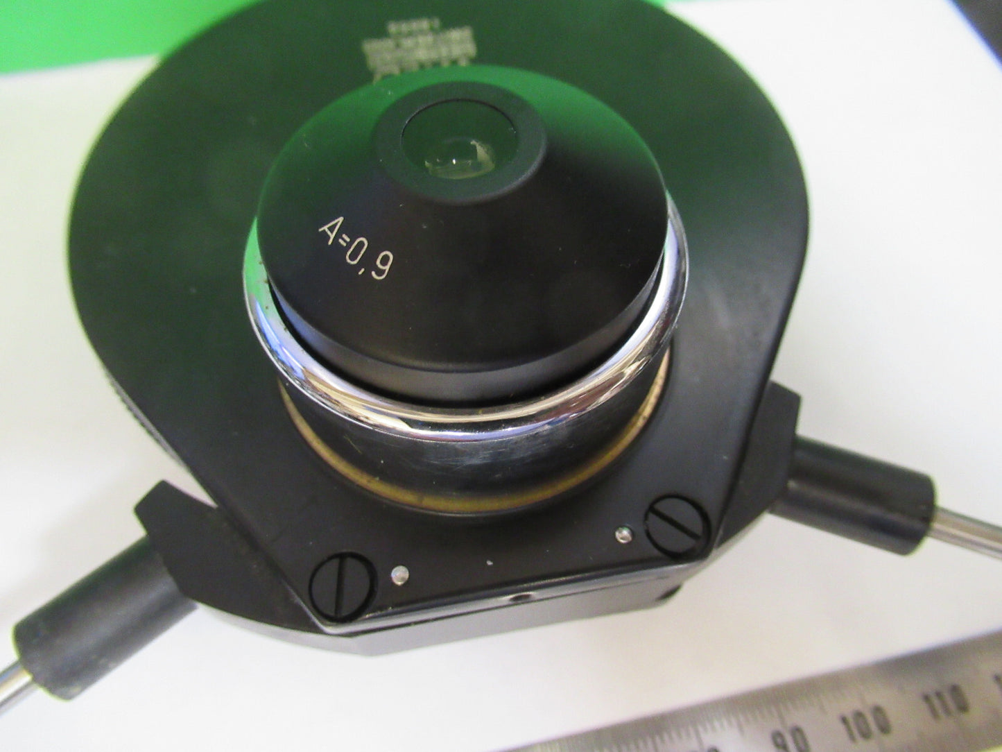 WILD HEERBURGG PHASE CONTRAST CONDENSER MICROSCOPE PART AS PICTURED &S8-A-81