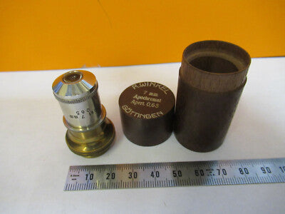 R. Winkel Gottingen Germany Objective Apo 7mm Lens Microscope Part