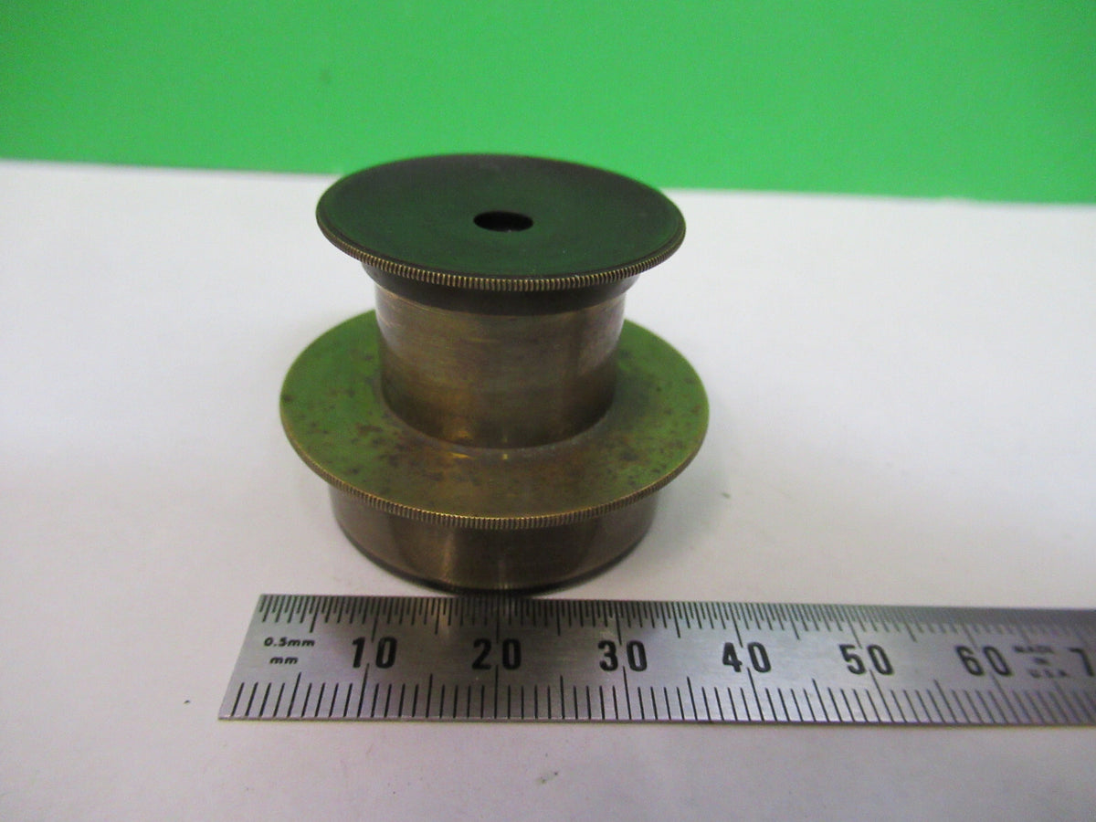Antique Brass Grunow Rare Ocular Eyepiece Microscope Part
