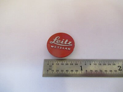 LEITZ GERMANY ALUMINUM LOGO MICROSCOPE PART AS PICTURED &4T-A-41