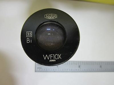 MICROSCOPE PART OLYMPUS EYEPIECE WF10X Bi  JAPAN OPTICS AS IS BIN#T8-24