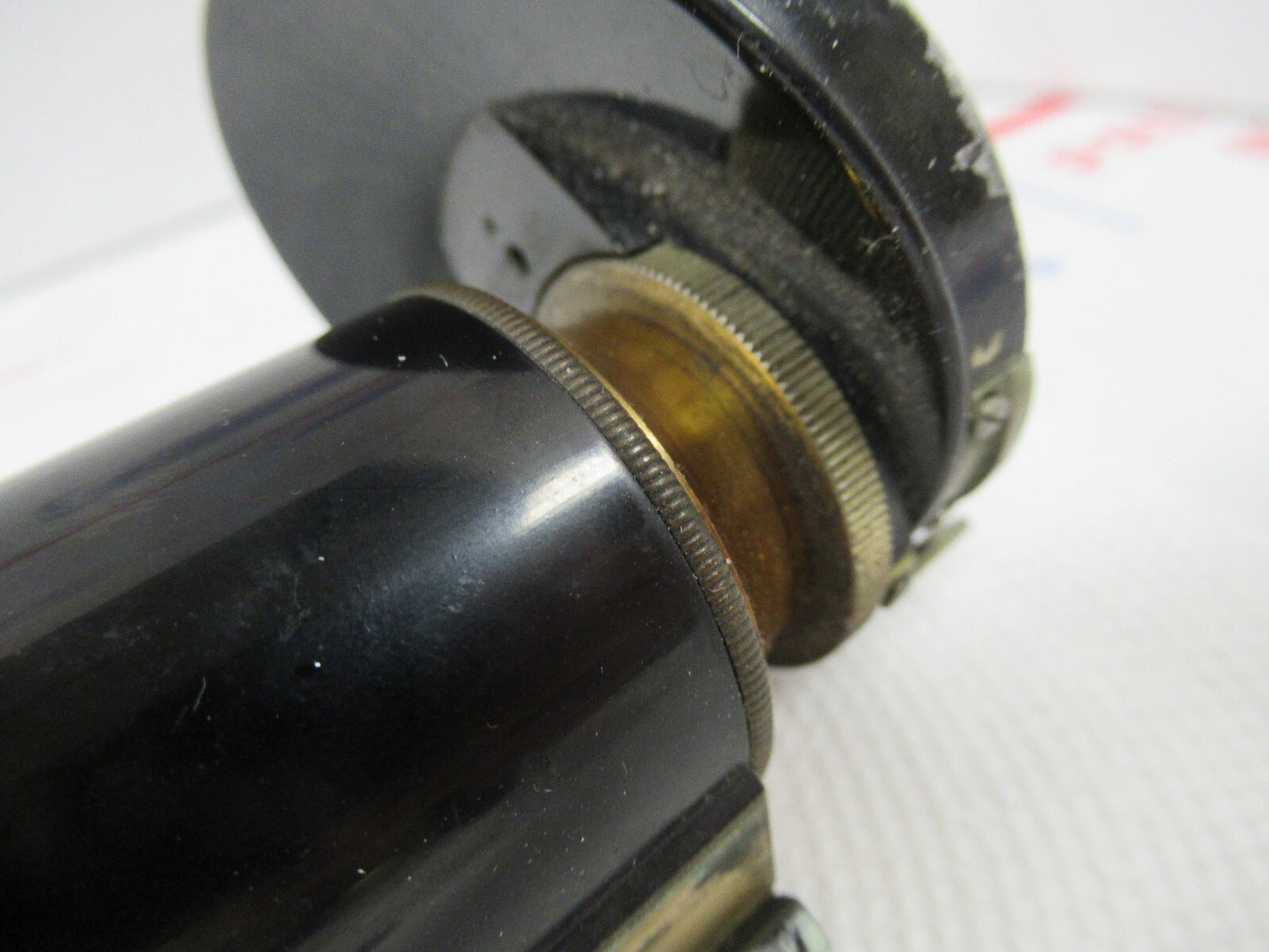 Antique Bausch & Lomb Tubus + Nosepiece Microscope Part