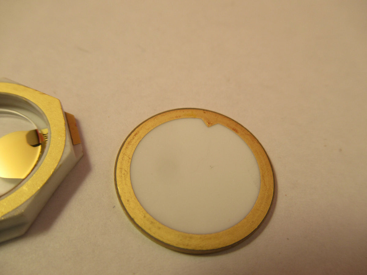 BENDIX LATERAL FIELD FLATPACK GOLD PLATED QUARTZ CRYSTAL RARE AS PIC FT-1-ZA