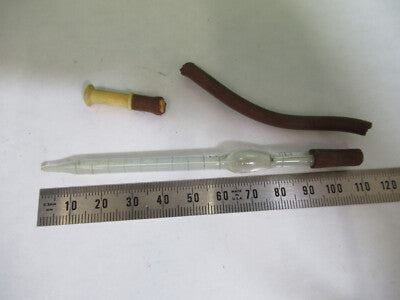 Rare Old Pipette Antique Ernst Leitz Microscope Part
