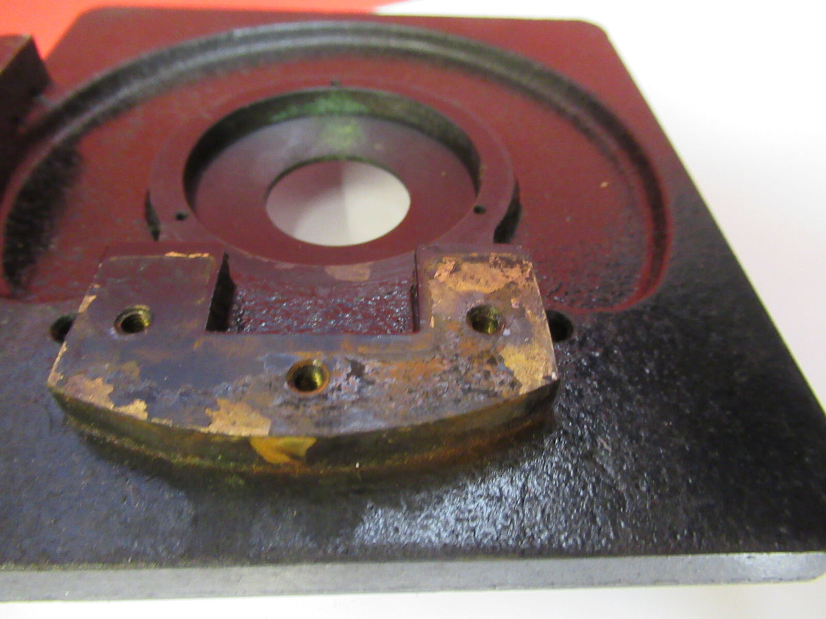 Ernst Leitz Weztlar Germany Xy Table Stage Brass Microscope Part