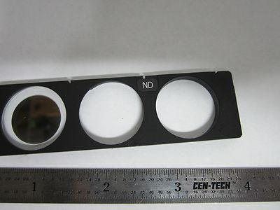 MICROSCOPE PART SLIDE FILTER NIKON ND OPTICS BIN#F2-13