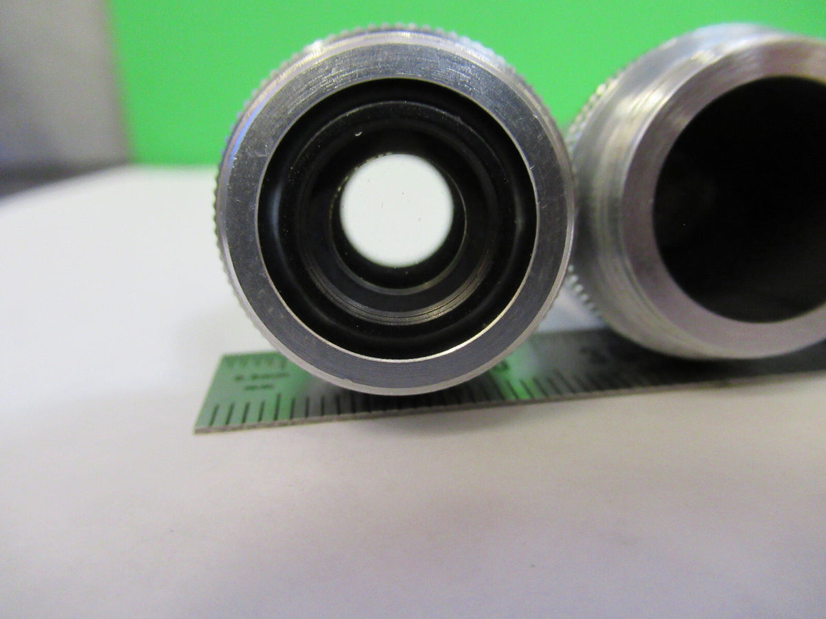 Ernst Leitz Wezlar Lot Objectives 3.5X 10X 45X Microscope Part