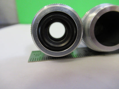 Ernst Leitz Wezlar Lot Objectives 3.5X 10X 45X Microscope Part