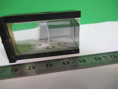 ANTIQUE BAUSCH LOMB PRISM HEAD OPTICS MICROSCOPE PART AS PICTURED S4-B-06