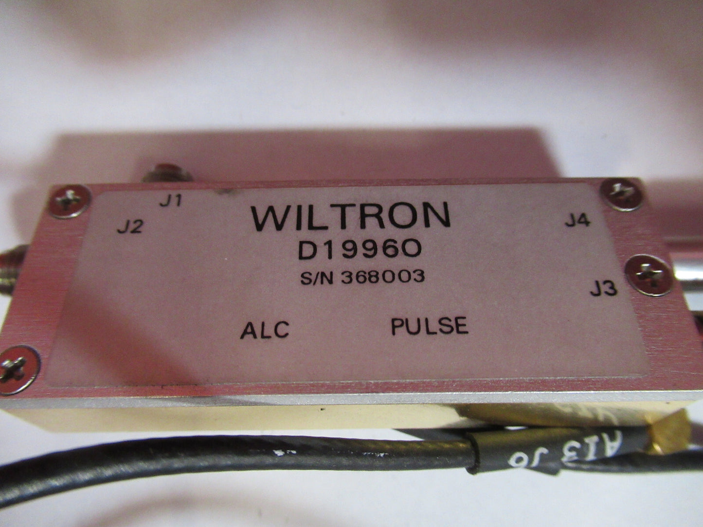 WILTRON D-19960 ALC PULSE MICROWAVE RF FREQUENCY GHz AS PICTURED T7-A-40