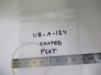 OPTICAL COATED BK7 WINDOW FLAT LASER OPTICS NICE AS PICTURED U8-A-124