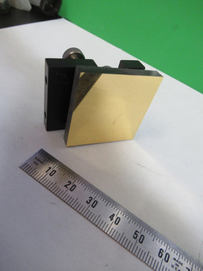 OPTICAL GOLD COATED MIRROR FLAT PLANO INFRARED LASER OPTICS AS PICTURED T4-A-21