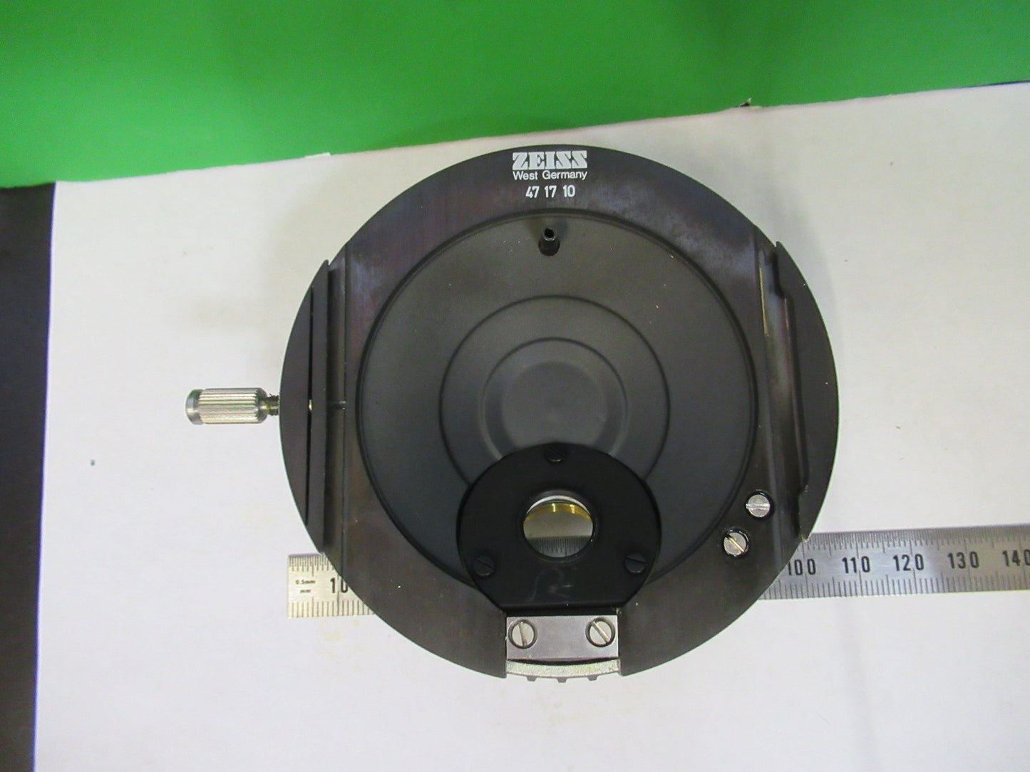 ZEISS GERMANY SEXTUPLE NOSEPIECE  471710 MICROSCOPE PART AS PICTURED T2-A-23