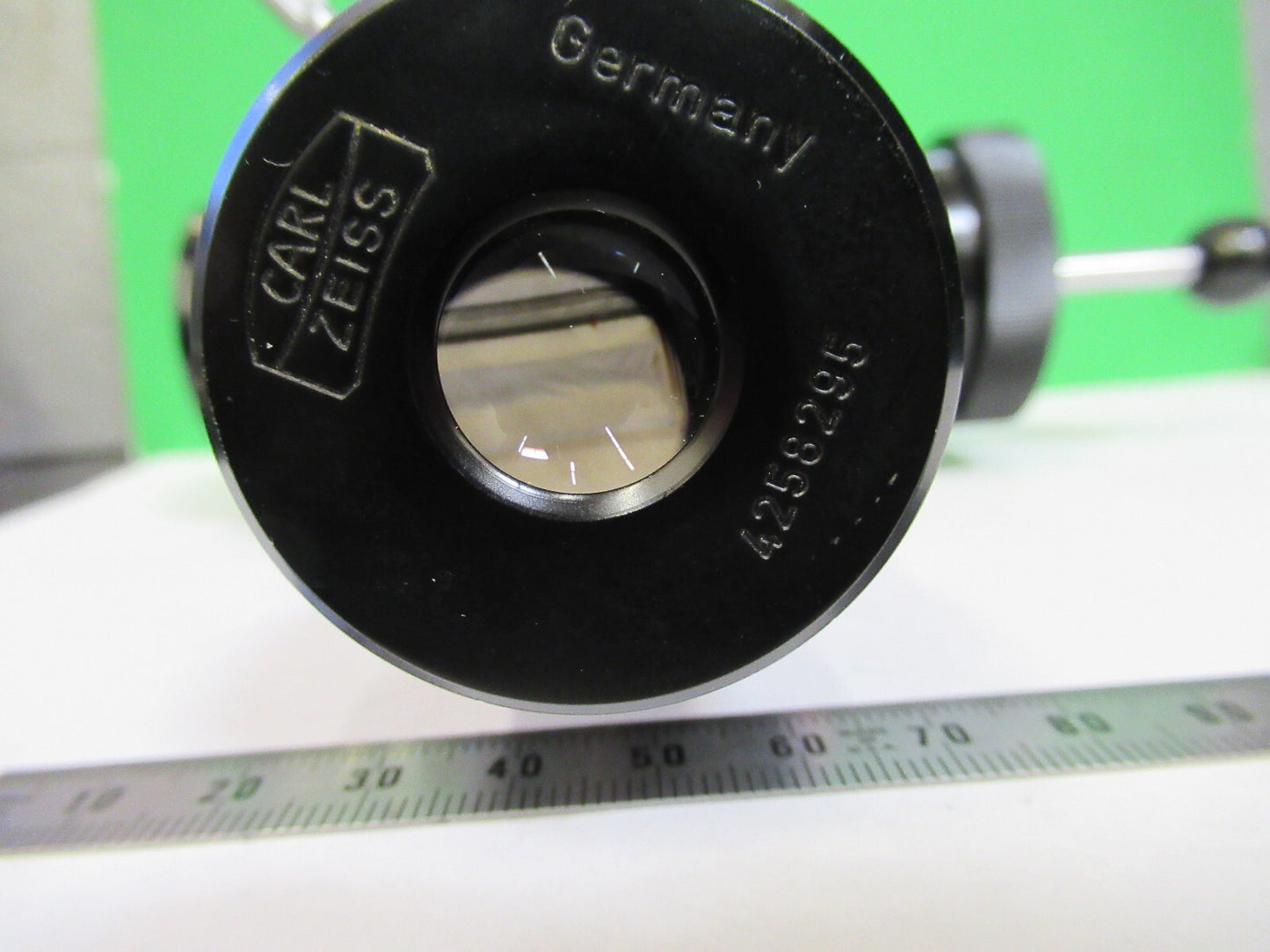 ZEISS GERMANY CAMERA ATTACHMENT 4258295 MICROSCOPE PART AS PICTURED S7-A-37