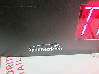 SYMMETRICOM DISPLAY TRUETIME FOR FREQUENCY STANDARD CLOCK