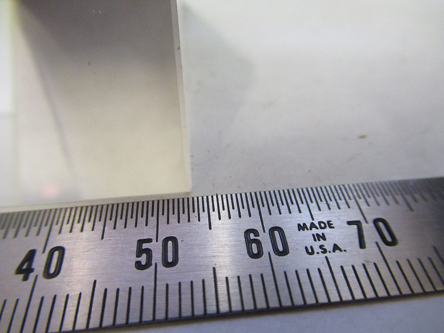 ZEISS GERMANY GLASS PRISM SPLITTER OPTICS MICROSCOPE PART AS PICTURED S7-A-52