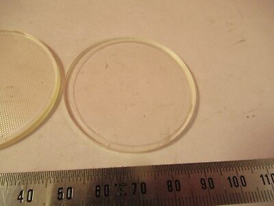 NIKON ECLIPSE E400 PLASTIC DIFFUSER LENSES MICROSCOPE PART AS PICTURED FT-2-60