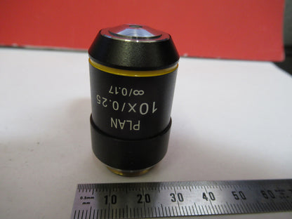 NICE GENERIC PLAN 10X INFINITY OBJECTIVE MICROSCOPE PART AS PICTURED &S9-A-88